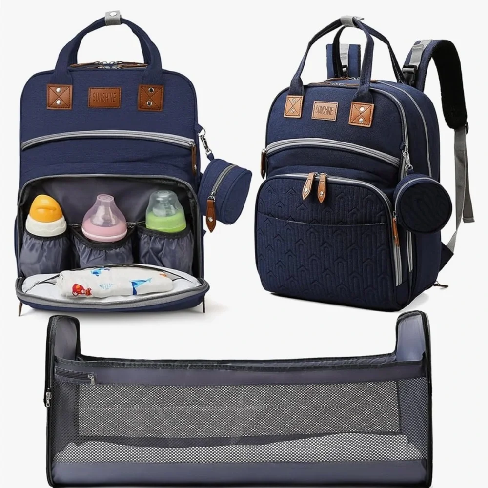 Baby diaper book bag